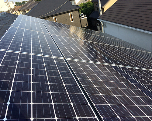 7.パネル取付｜住宅用太陽光発電システム｜株式会社 大木無線電気