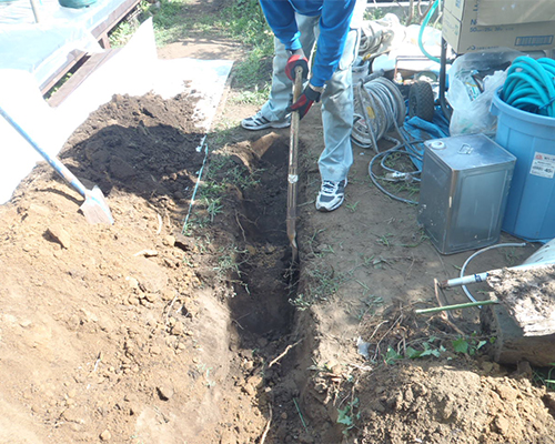 3.下穴空け｜住宅用太陽光発電システム｜株式会社 大木無線電気